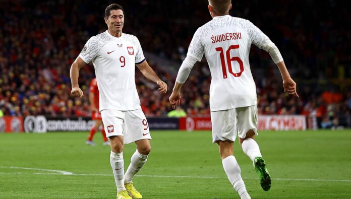 Poland won 1:0 in Cardiff against Wales and remains in the top division of the Nations League