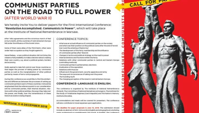 Conference comes to Warsaw: Revolution Accomplished. Communists in Power