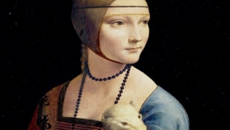 "Lady with an Ermine" is a real star