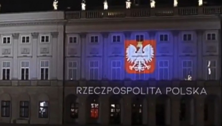 Illumination at the Presidential Palace