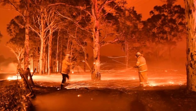 Catastrophic wave of bushfires in Australia