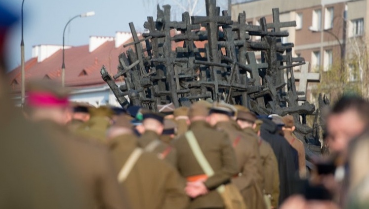 The Katyn Shadow March went down the streets of the capital city