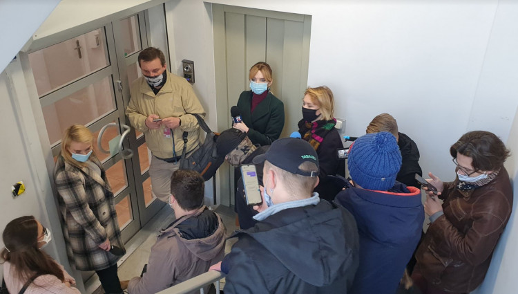 National Women's Strike refuses to let several journalists into a press conference