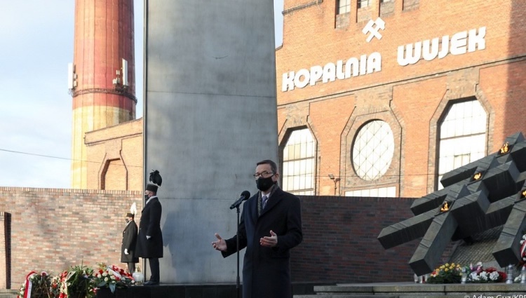 Prime Minister in front of ‘Wujek’ Coal Mine: That blood paved the way to freedom