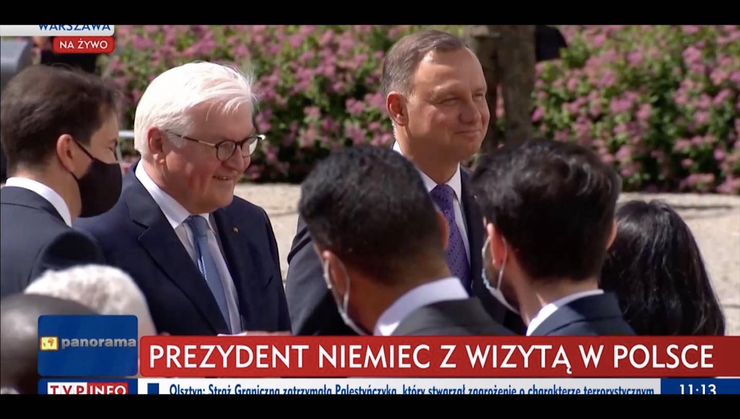 The official visit of the German President has begun. Steinmeier already at the Presidential Palace