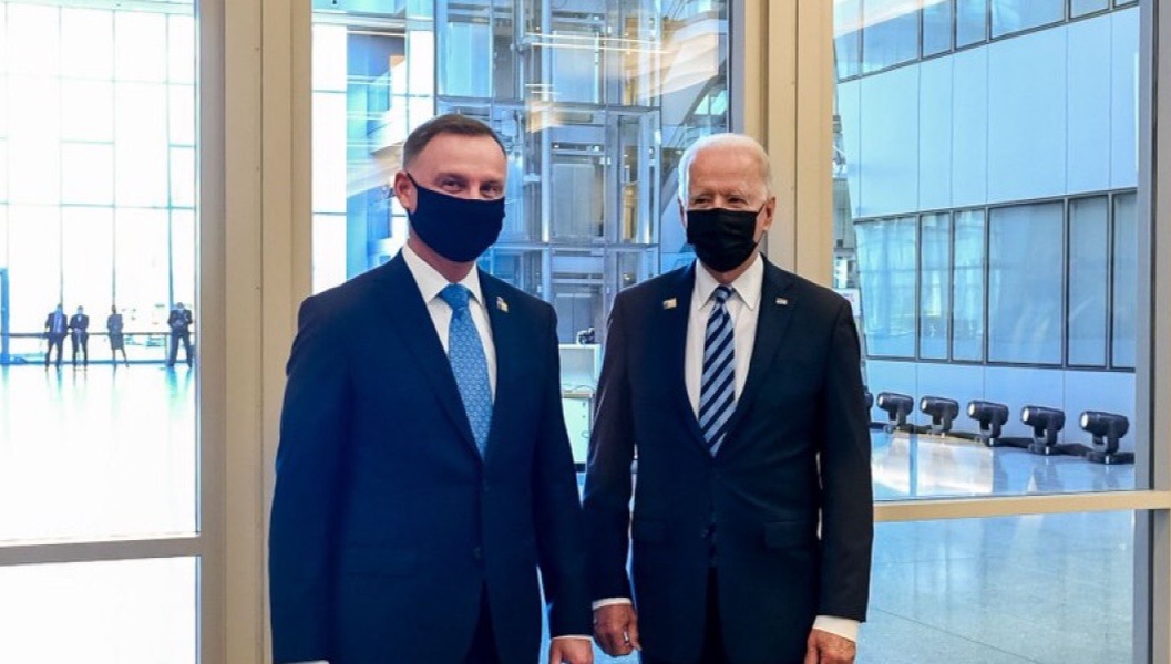 Duda-Biden meeting during the NATO summit