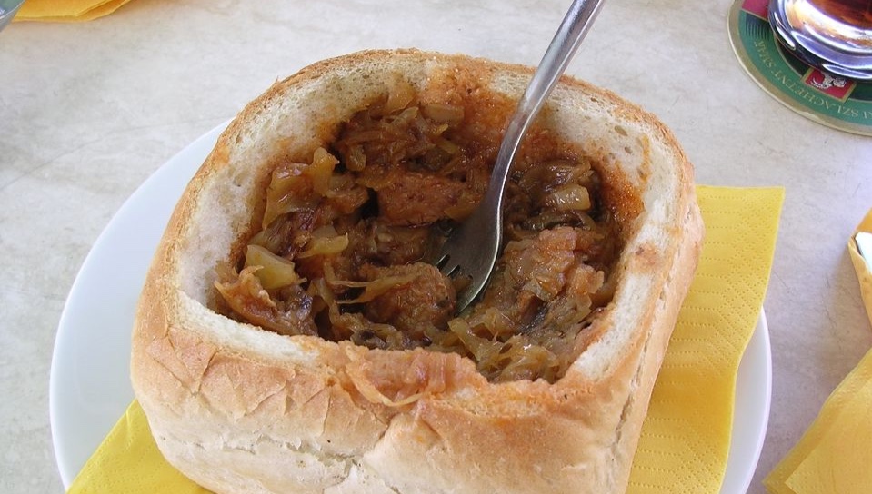 Bigos - a traditional dish of cabbage and meat