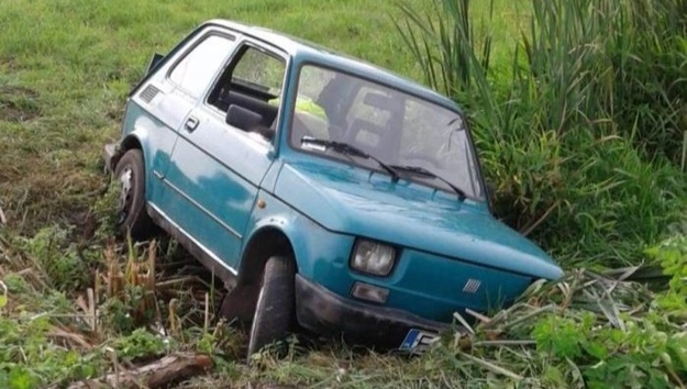 The teens stole a Fiat 126p and abandoned it in a ditch. They will face trial in juvenile court