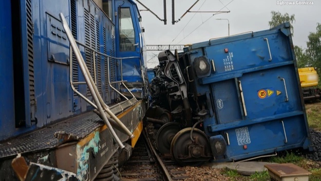 A train collision in Dąbrowa Górnicza. Driver temporarily arrested