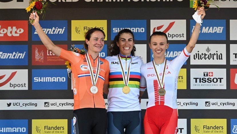 Katarzyna Niewiadoma bronze medalist of the World Championships in cycling