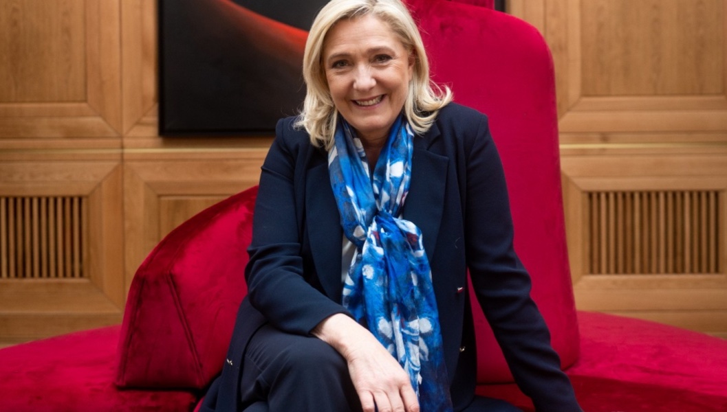 Marine Le Pen exclusively for 