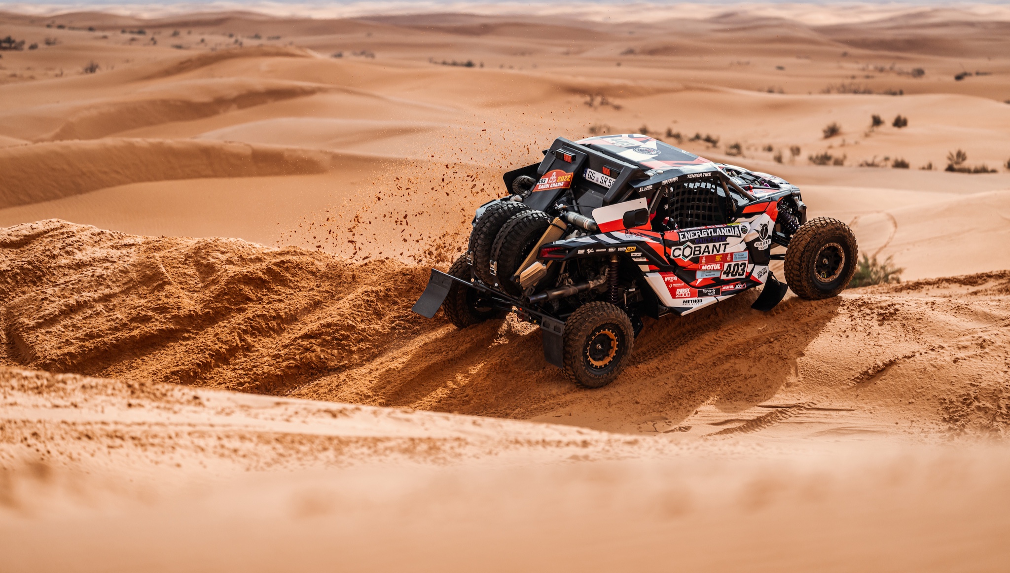 Polish day in the Dakar Rally! Three white and red crews on the podium