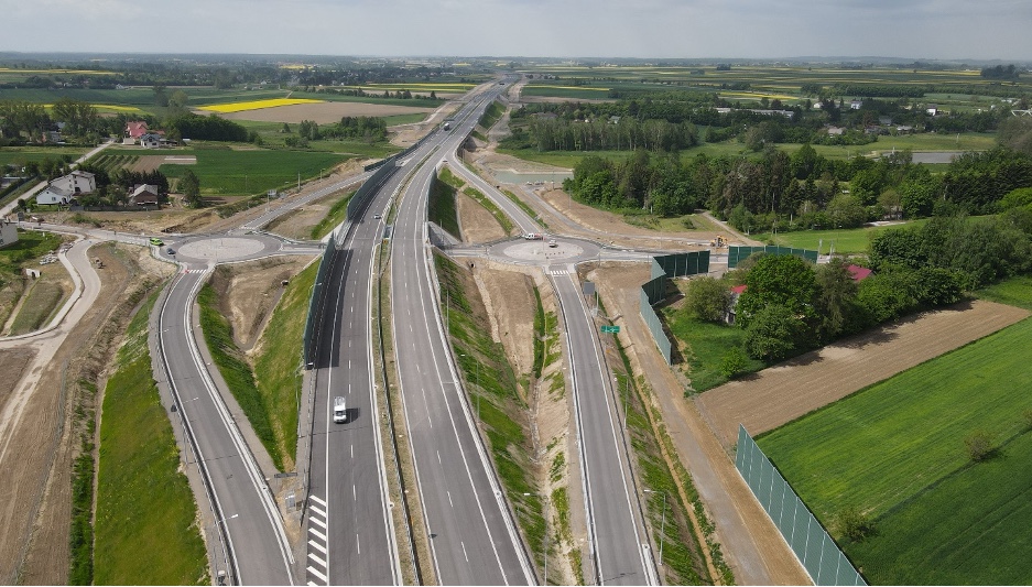 Via Carpatia route – a new section of Expressway S19 between Niedrzwica Duża and Kraśnik is 