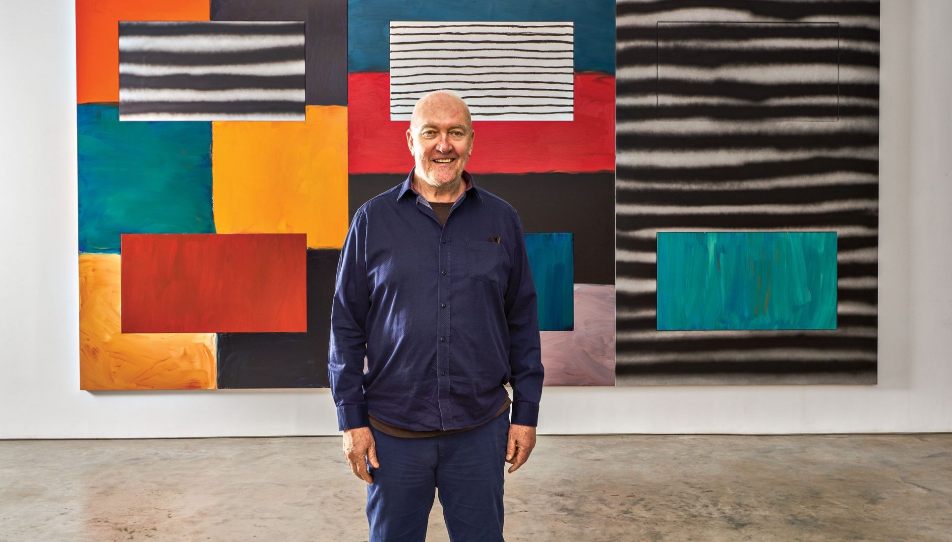 Artwork of Sean Scully finally exhibited in Poland