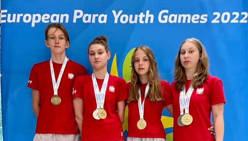 Polish swimming team shines with 6 medals! - European Para Youth Games 2022