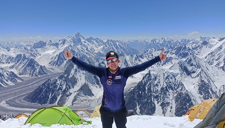 Monika Witkowska is the second Polish woman who won the top of K2