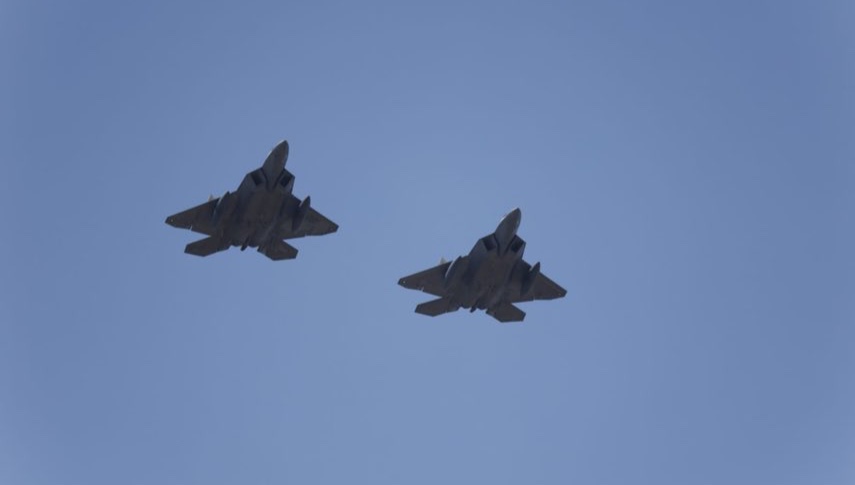F-22 Raptors with Air Shielding mission in Poland
