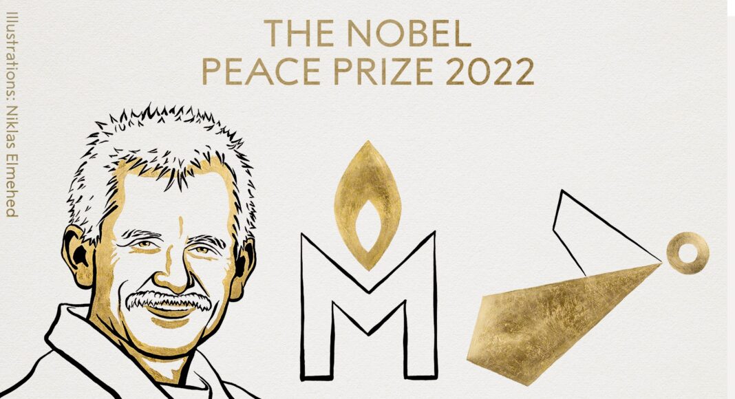 Nobel Peace Prize 2022 awarded. Ales Bialiatski is among the laureates