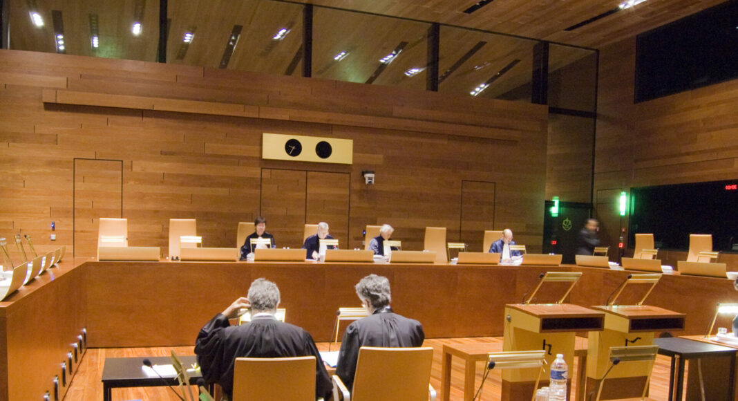 A hearing of the General Court - Chamber of three Judges
