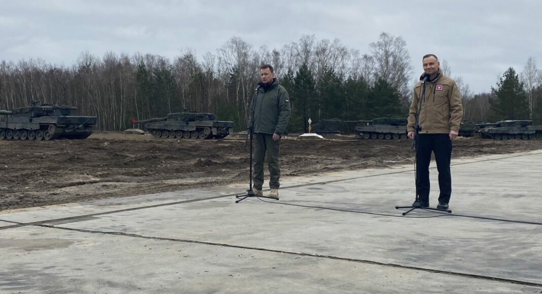 The Defence Minister of Poland informed a Tuesday meeting of defence ministers from NATO countries that are supportive of Ukraine that Leopard tanks donated to the Ukrainian army by a coalition of allies will be shipped to Poland, and are due to arrive in Ukraine in March.