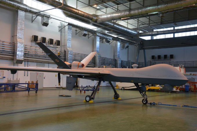 A photo of MQ-9A Reaper MALE drone