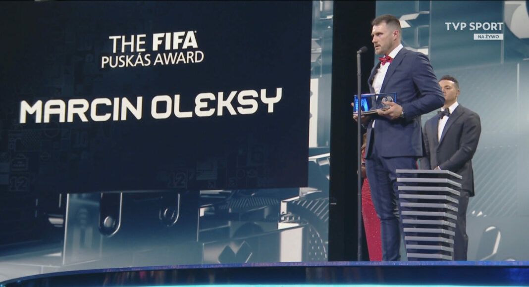 Marcin Oleksy with FIFA Puskas Award!