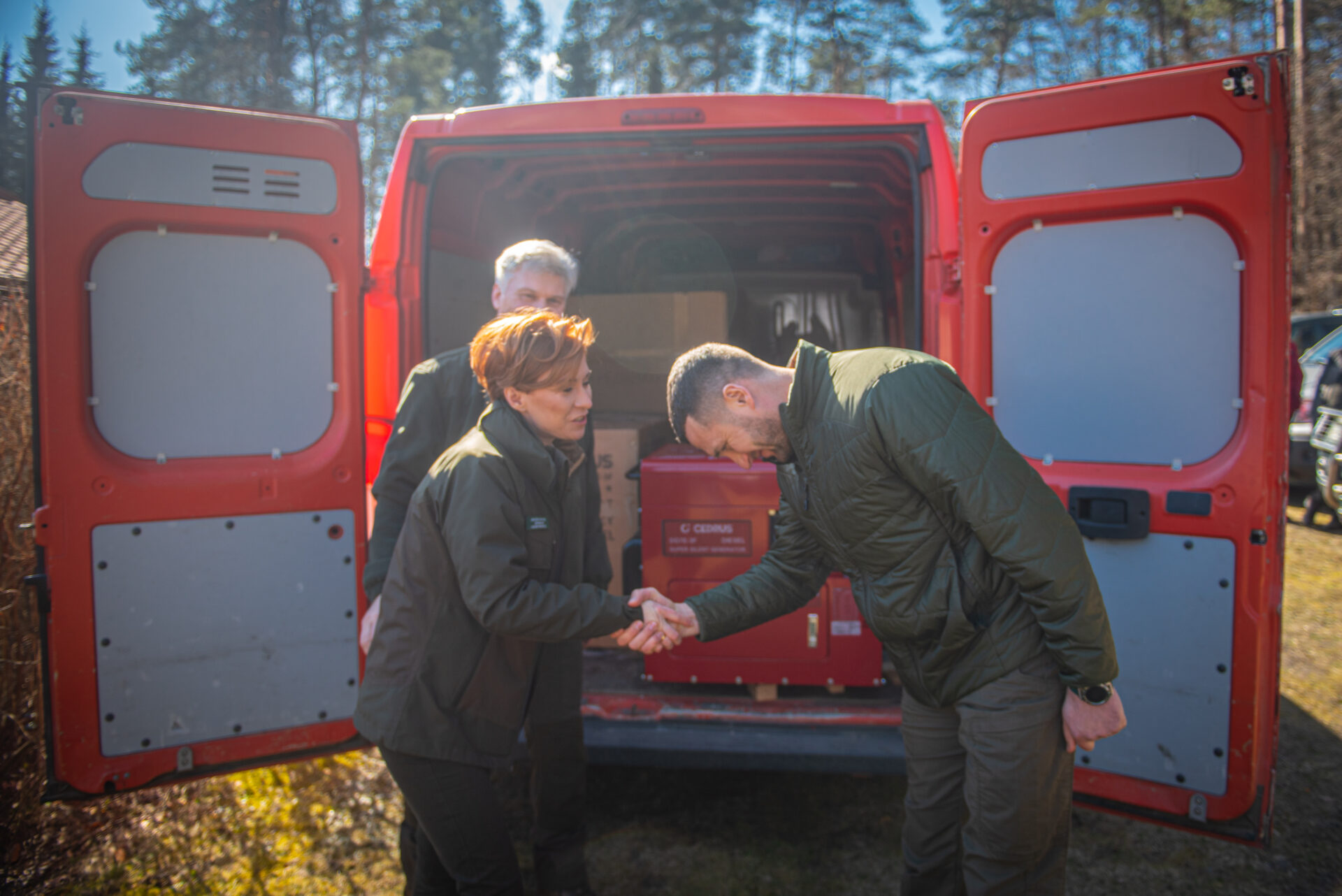 The "Backpack for Ukraine" campaign was widely echoed among the staff of 26,000. Foresters prepared more than 1,300 tactical kits packed in sturdy backpacks.