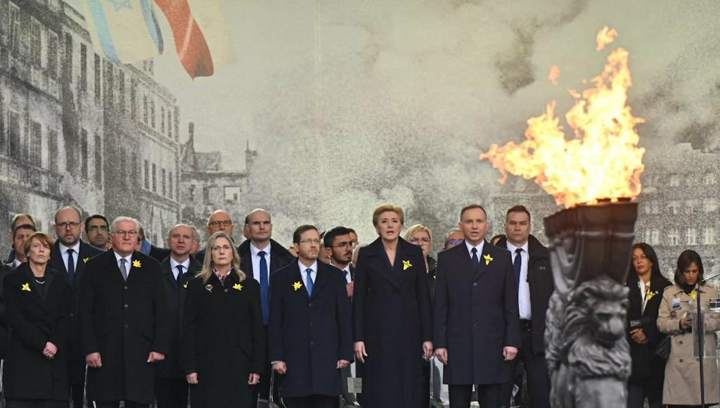 Presidents of Poland, Germany, and Israel Unite in Warsaw to Honor Victims of Holocaust
