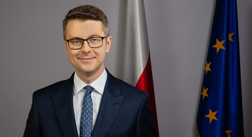 Spokesperson for the Polish government Piotr Müller, 2022.