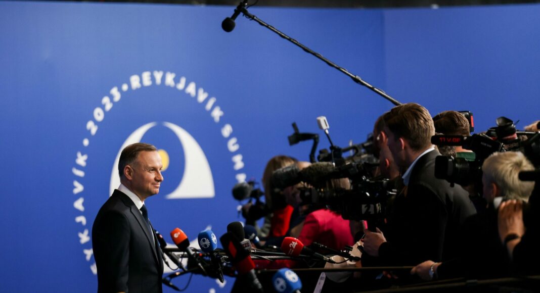 Andrzej DUDA, President of Poland, at the Council of Europe Summit taking place on 16 May 2023 in Reikjavic.
