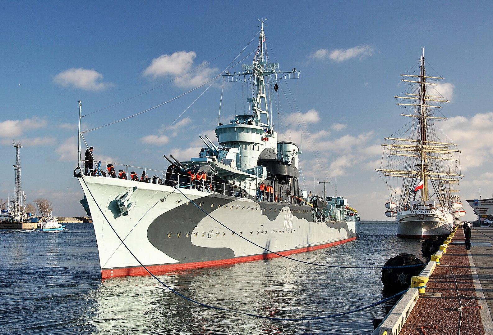 ORP Błyskawica, Polish destroyer which served in World War II, now a museum ship