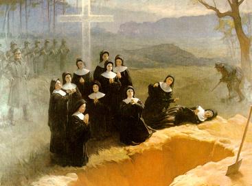 The Eleven Nuns of Nowogródek by Adam Styka