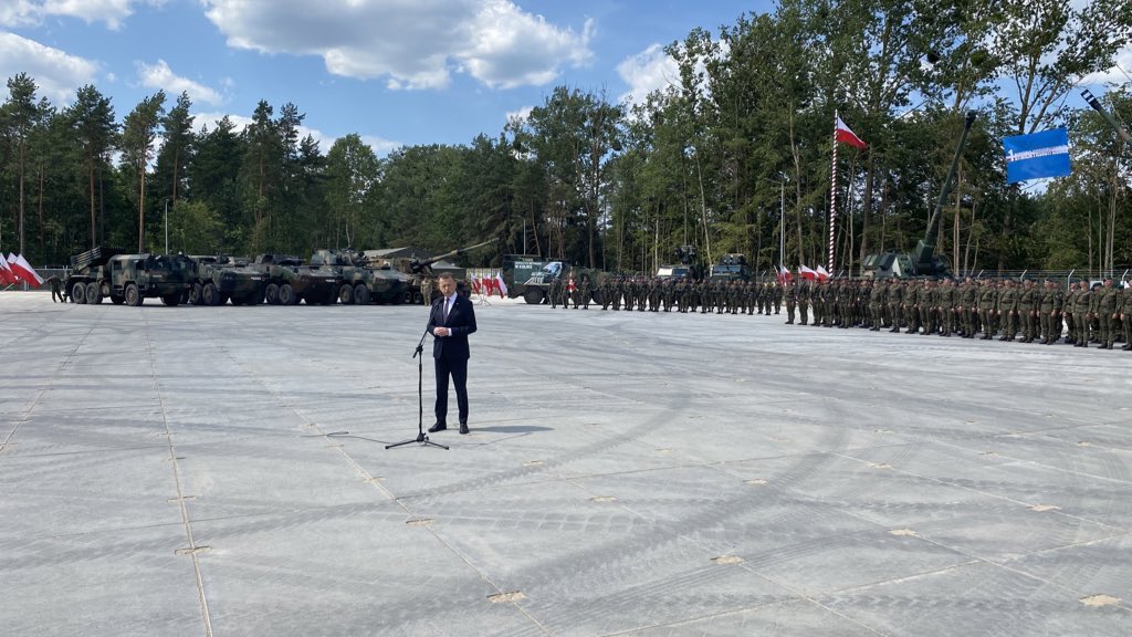 Strengthening National Security: Opening of the Military Unit in Kolno, Podlaskie Voivodeship