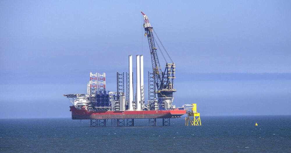 How the construction of an offshore wind farm proceeds step by step