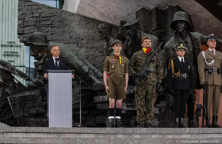 Polish President Andrzej Duda Commemorates the Warsaw Uprising: A Guiding Lesson in Safeguarding Poland's Independence and Freedom