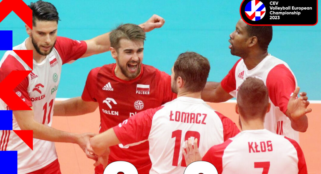 Poland Dominates Denmark in European Volleyball Championship Match