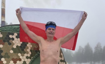 Polish Freediver Sets New Record: Swims Over 100 Meters Under Ice on a Single Breath