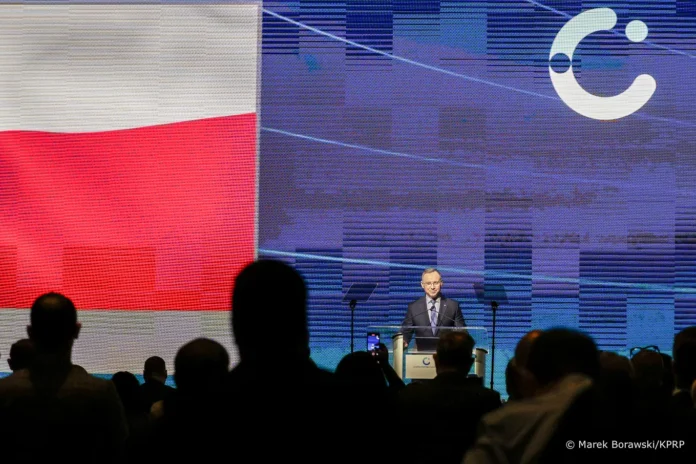 Poland's President Andrzej Duda in Canada, April 2024