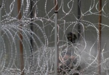 Polish soldier at the border