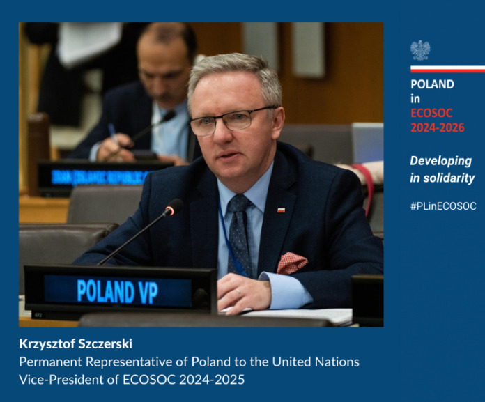 Polish Ambassador Krzysztof Szczerski Named Vice-President of UN’s ECOSOC