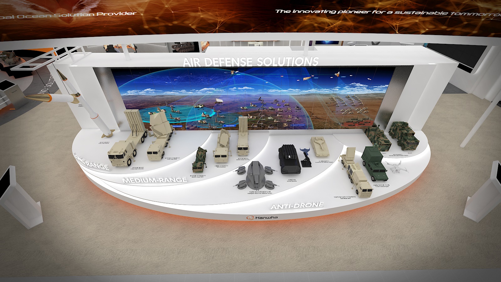 Hanwha Unveils Advanced Multi-Layer Defense Solution at KADEX 2024