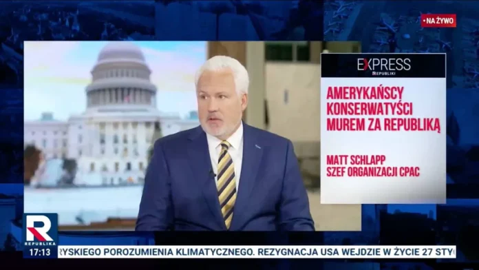 On Thursday, journalist Michał Rachoń will speak with Matt Schlapp, the leader of CPAC, the world’s largest conservative organization. Ahead of the interview’s full release, the network aired a preview of the conversation.