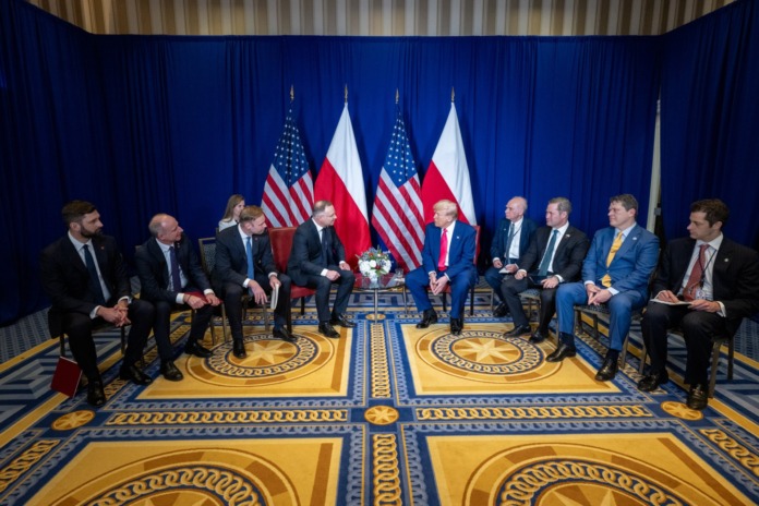 President Donald Trump affirmed the close alliance between the United States and Poland during his meeting with President Andrzej Duda, according to a White House statement released following the leaders’ talks.