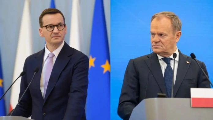 "This is worse than foolishness; it is a mistake," Morawiecki warns Tusk against pushing the United States out of Europe