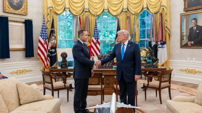 Karol Nawrocki and Donald Trump